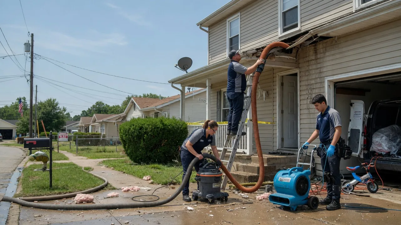 Water Damage Restoration in Center Line, MI near me